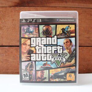 Grand Theft Auto V GTA 5 PlayStation 3 (PS3, 2013) Complete with Case & Artwork